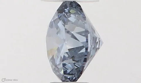 0.31ct ROUND Fancy Vivid Blue VVS1 Coloured Lab diamond