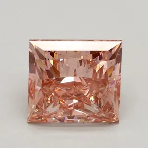3.11ct PRINCESS Fancy Intense Pink SI1 Coloured Lab diamond