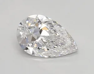0.83ct PEAR D VVS2 Lab diamond