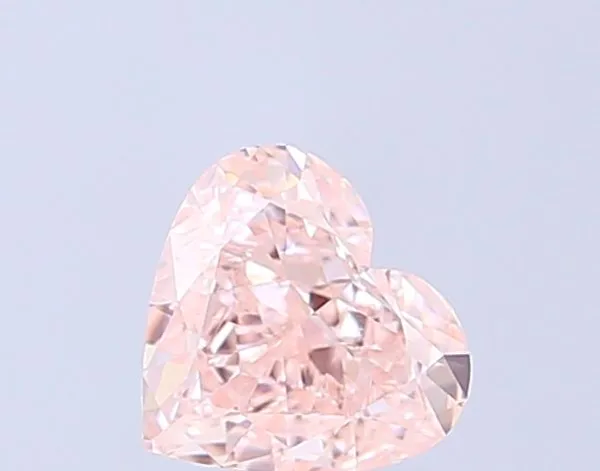 1.01ct HEART Fancy Pink VS2 Coloured Lab diamond