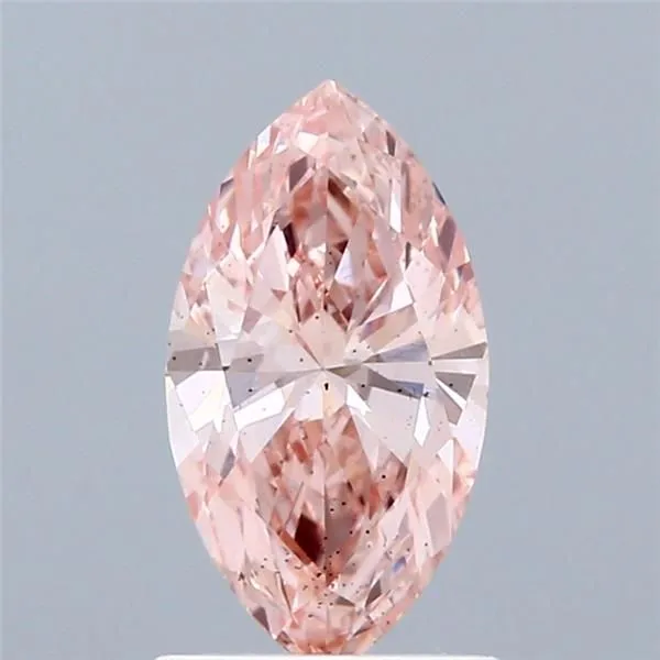 1.07ct MARQUISE Fancy Intense Pink SI1 Coloured Lab diamond