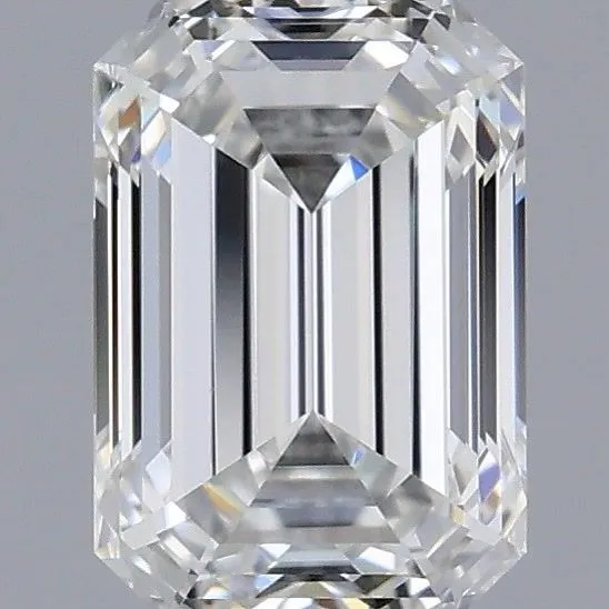 0.53ct EMERALD F VVS2 Natural diamond