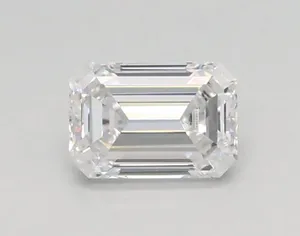 0.34ct EMERALD D VVS1 Lab diamond