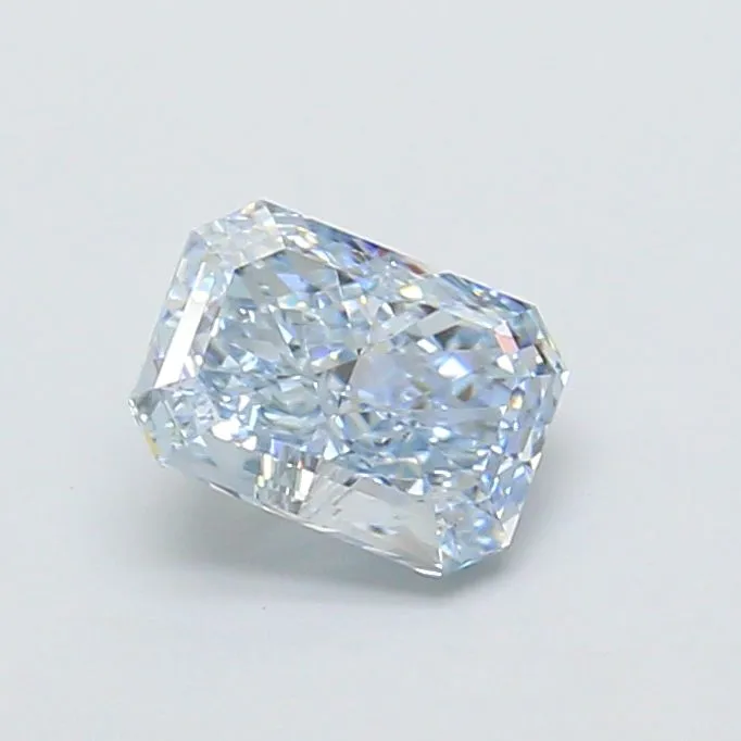 1.15ct RADIANT Fancy Blue IF Coloured Lab diamond