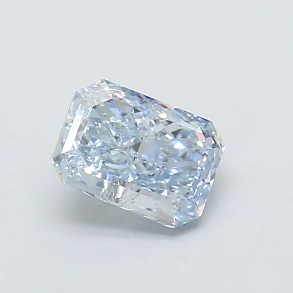 1.15ct RADIANT Fancy Blue IF Coloured Lab diamond