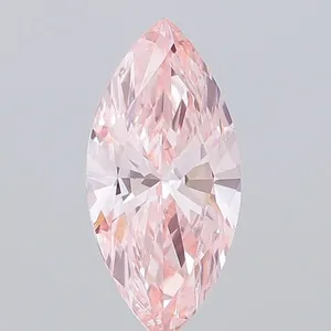 1.51ct MARQUISE Fancy Vivid Pink VVS2 Coloured Lab diamond