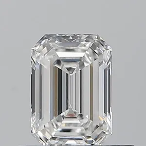 0.54ct EMERALD F VS2 Natural diamond