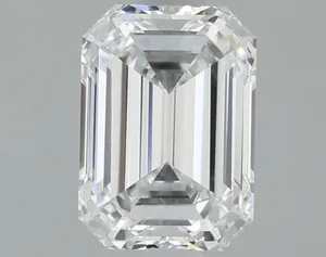 0.45ct EMERALD D VVS2 Natural diamond