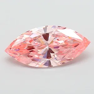 3ct MARQUISE Fancy Vivid Pink VS1 Coloured Lab diamond