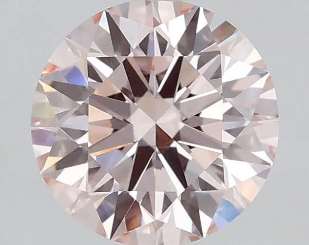 1.15ct ROUND Fancy Pink VS1 Coloured Lab diamond