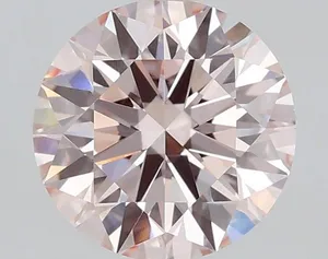 1.15ct ROUND Fancy Pink VS1 Coloured Lab diamond