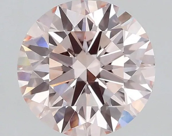 1.15ct ROUND Fancy Pink VS1 Coloured Lab diamond