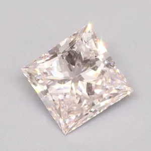 1.01ct PRINCESS Fancy Pink VS1 Coloured Lab diamond