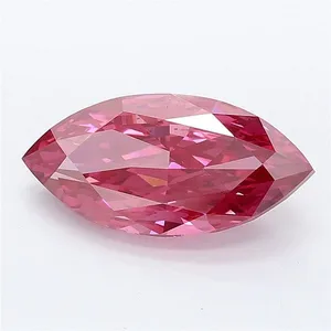 2.81ct MARQUISE Fancy Vivid Pink VS1 Coloured Lab diamond