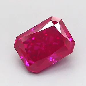 1.06ct RADIANT Fancy Vivid Pink VS2 Coloured Lab diamond