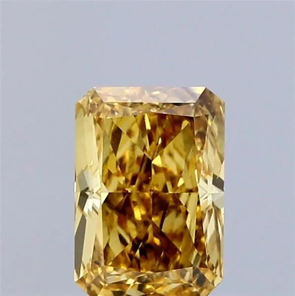 1.11ct RADIANT Fancy Intense Yellow VS2 Coloured Lab diamond