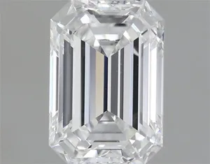 0.75ct EMERALD F VS1 Natural diamond