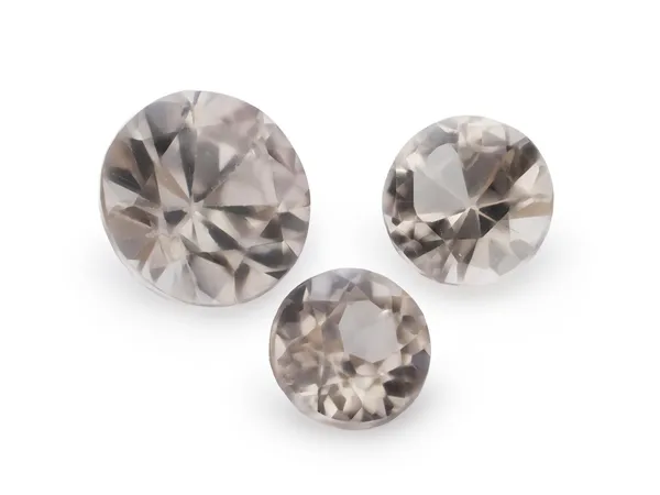 1.35ct Parti Zircon, Round cut gemstone