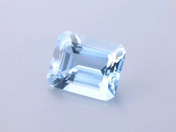 2.88ct Blue Aquamarine, Emerald Cut gemstone