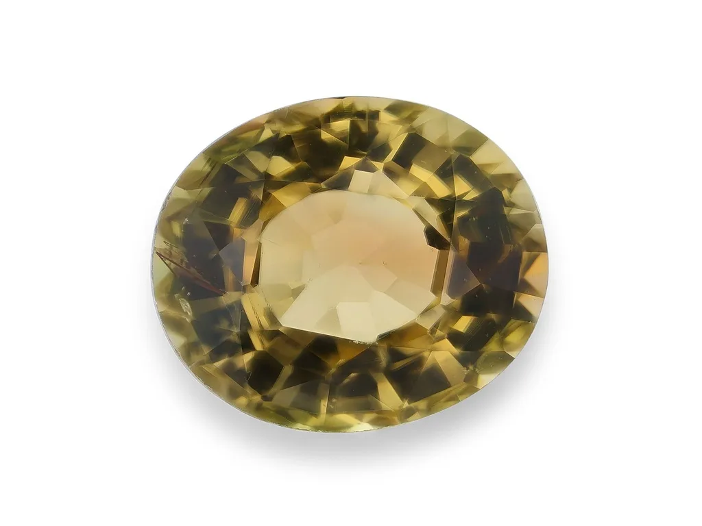 1.34ct Yellow Tourmaline, Oval gemstone