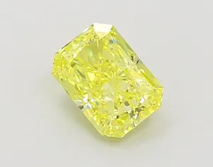 1.01ct RADIANT Fancy Vivid Yellow VS1 Coloured Lab diamond