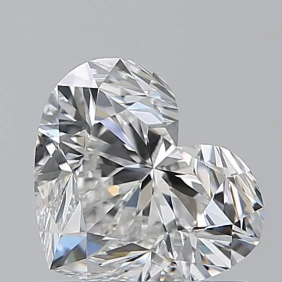 0.9ct HEART F VVS1 Natural diamond