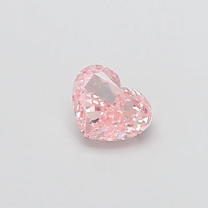 1.00ct HEART Fancy Intense Pink VS1 Coloured Lab diamond