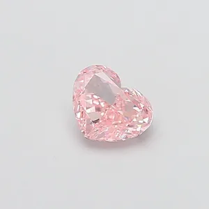 1ct HEART Fancy Intense Pink VS1 Coloured Lab diamond