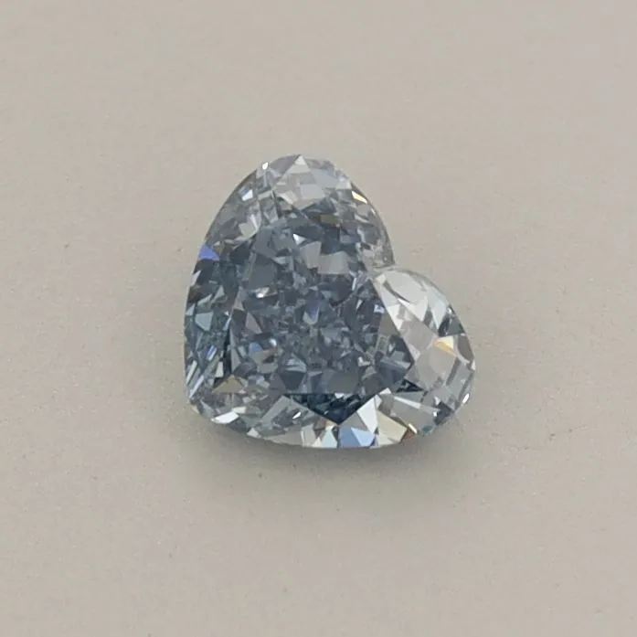 0.33ct HEART Fancy Intense Blue VS1 Coloured Lab diamond