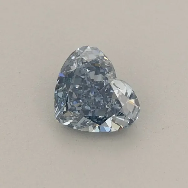 0.33ct HEART Fancy Intense Blue VS1 Coloured Lab diamond