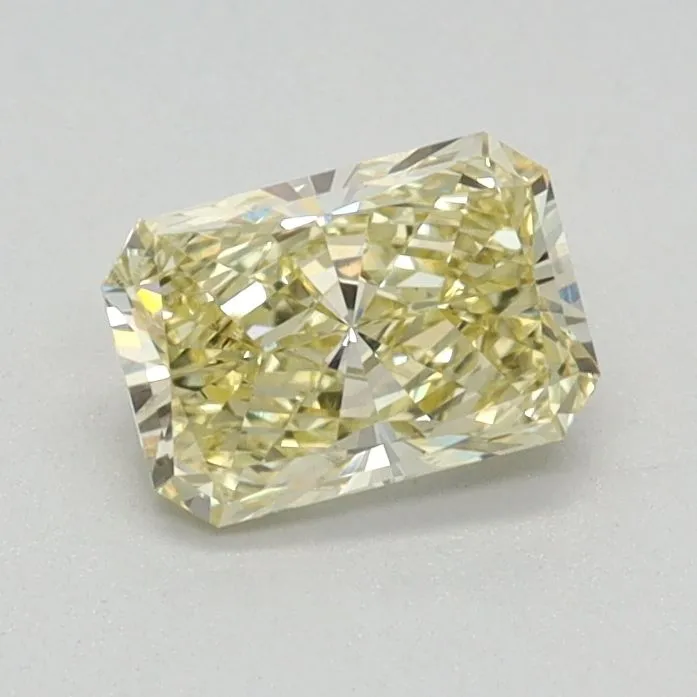 0.57ct RADIANT Fancy Intense Yellow VS1 Coloured Lab diamond