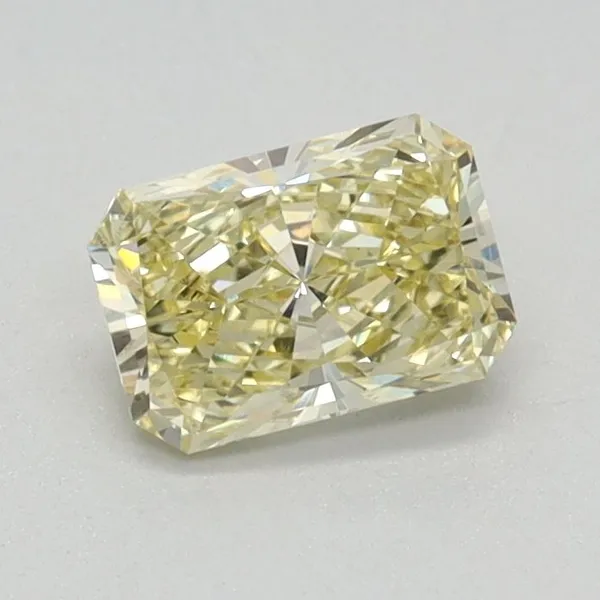 0.57ct RADIANT Fancy Intense Yellow VS1 Coloured Lab diamond