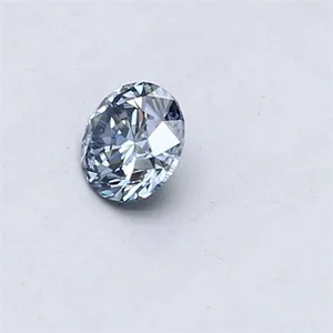 0.3ct ROUND Fancy Intense Blue VVS1 Coloured Lab diamond