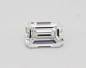 0.39ct EMERALD D VVS2 Lab diamond