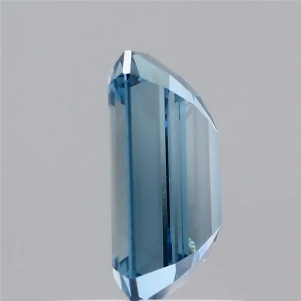 1.06ct EMERALD Fancy Vivid Blue VS1 Coloured Lab diamond