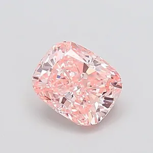 1.1ct CUSHION Fancy Vivid Pink VVS2 Coloured Lab diamond