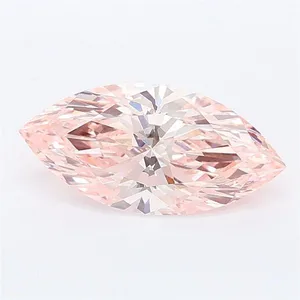 1.09ct MARQUISE Fancy Intense Pink VS1 Coloured Lab diamond