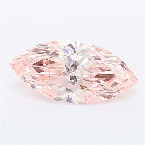 1.09ct MARQUISE Fancy Intense Pink VS1 Coloured Lab diamond