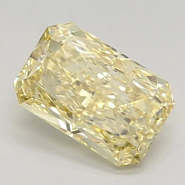 1.21ct RADIANT Fancy Intense Yellow VVS2 Coloured Lab diamond