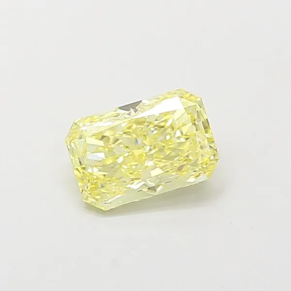1.02ct RADIANT Fancy Yellow VVS2 Coloured Lab diamond