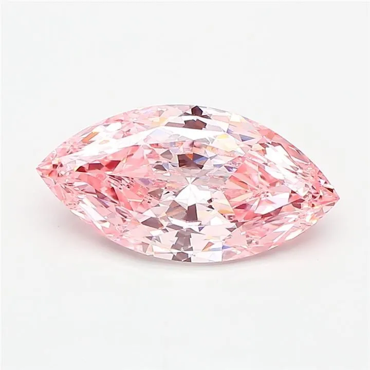 2.09ct MARQUISE Fancy Vivid Pink VVS2 Coloured Lab diamond