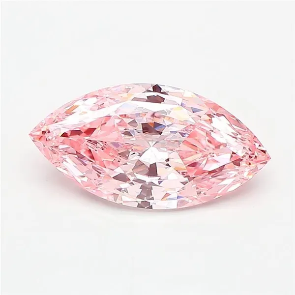 2.09ct MARQUISE Fancy Vivid Pink VVS2 Coloured Lab diamond