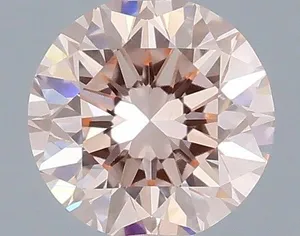 0.36ct ROUND Fancy Intense Pink VVS2 Coloured Lab diamond
