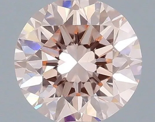 0.36ct ROUND Fancy Intense Pink VVS2 Coloured Lab diamond