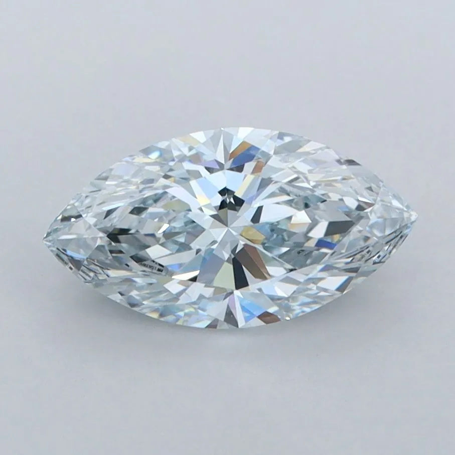 1.21ct MARQUISE Fancy Blue VVS2 Coloured Lab diamond