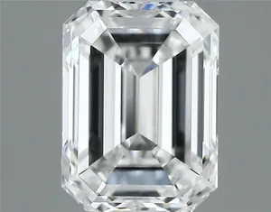0.6ct EMERALD F VS1 Natural diamond