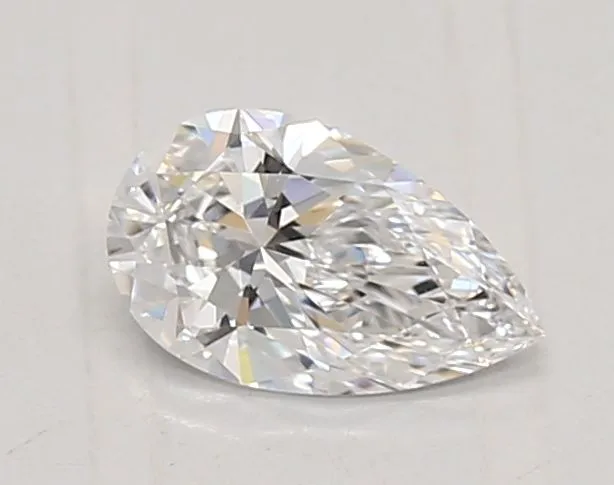 0.54ct PEAR D FL Lab Grown diamond