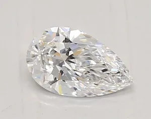 0.54ct PEAR D FL Lab diamond