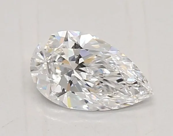 0.54ct PEAR D FL Lab diamond