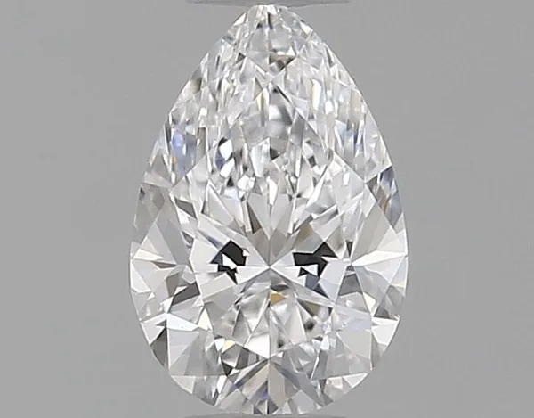 0.3ct PEAR D VVS1 Natural diamond